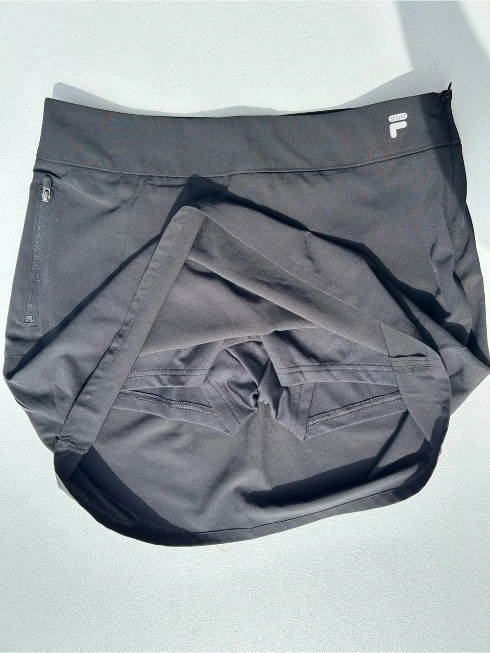 Fila Sport Black Athletic Skort Tennis Golf Skirt Size S - Picture 7 of 10
